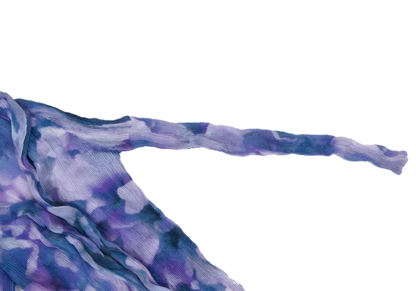 ISSEY MIYAKE Mottled Sheer Pleated Shirt K-175403_009