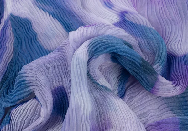 ISSEY MIYAKE Mottled Sheer Pleated Shirt K-175403_017