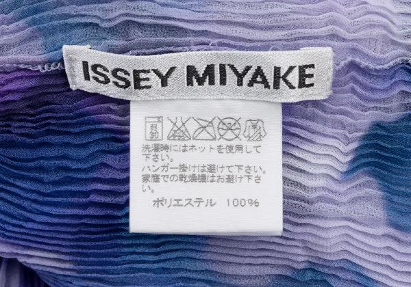 ISSEY MIYAKE Mottled Sheer Pleated Shirt K-175403_019