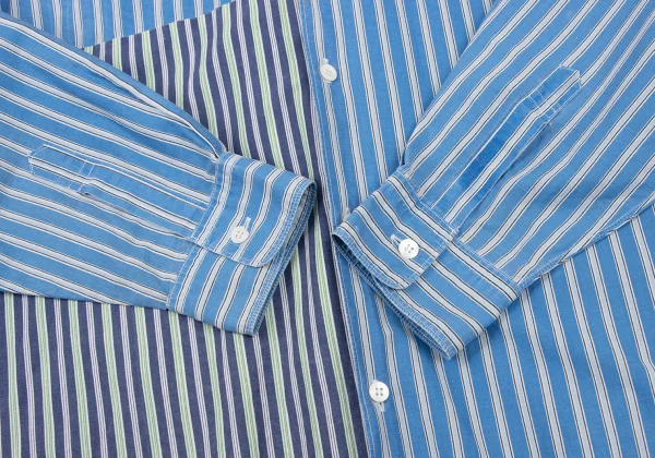 COMME des GARCONS HOMME Front Crazy Pattern Striped Shirt K-175404_008