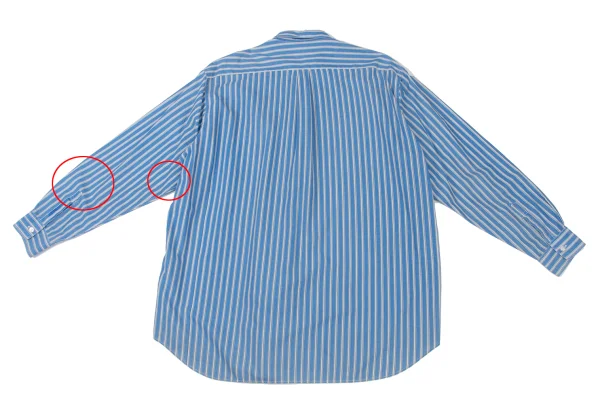 COMME des GARCONS HOMME Front Crazy Pattern Striped Shirt K-175404_012