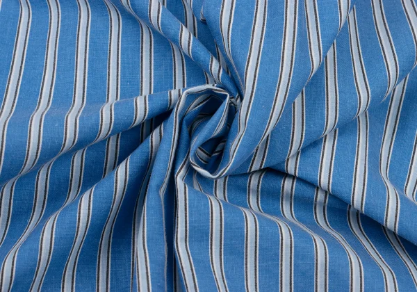 COMME des GARCONS HOMME Front Crazy Pattern Striped Shirt K-175404_015