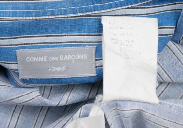 COMME des GARCONS HOMME Front Crazy Pattern Striped Shirt K-175404_016