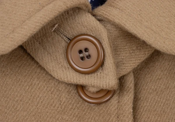 Thierry Mugler Wool Belted Balmacaan Coat  K-175406_005