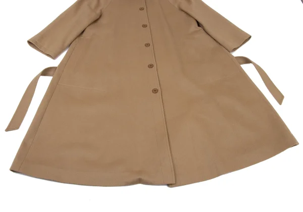 Thierry Mugler Wool Belted Balmacaan Coat  K-175406_009