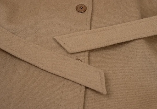 Thierry Mugler Wool Belted Balmacaan Coat  K-175406_011