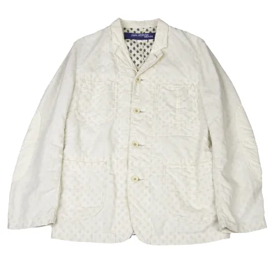 JUNYA WATANABE MAN COMME des GARCONS Patterned Lining Patch Pockets Linen Jacket