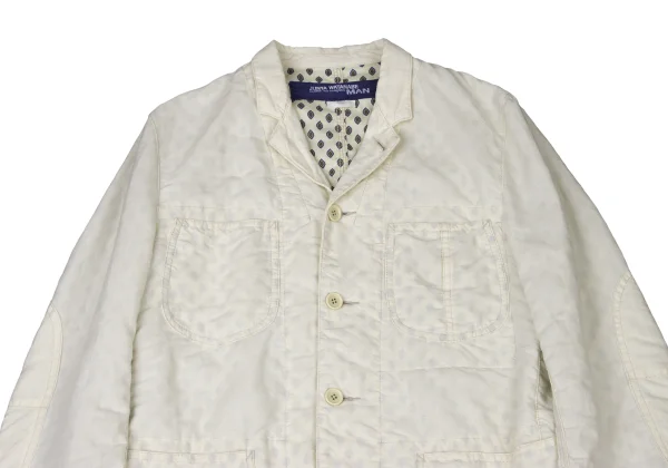 JUNYA WATANABE MAN COMME des GARCONS Patterned Lining Patch Pockets Linen Jacket K-175408_002