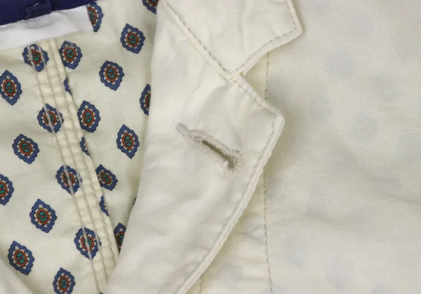 JUNYA WATANABE MAN COMME des GARCONS Patterned Lining Patch Pockets Linen Jacket K-175408_004