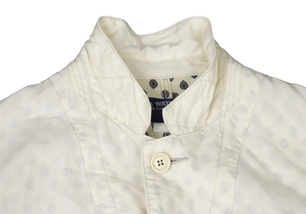 JUNYA WATANABE MAN COMME des GARCONS Patterned Lining Patch Pockets Linen Jacket K-175408_005