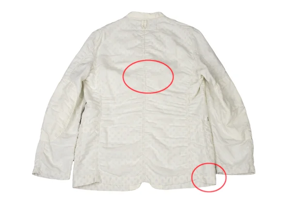 JUNYA WATANABE MAN COMME des GARCONS Patterned Lining Patch Pockets Linen Jacket K-175408_014