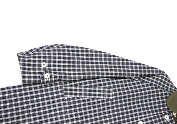 JUNYA WATANABE MAN COMME des GARCONS Checked Round Collar Long Jacket K-175409_006