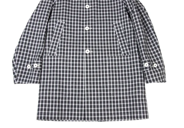 JUNYA WATANABE MAN COMME des GARCONS Checked Round Collar Long Jacket K-175409_008