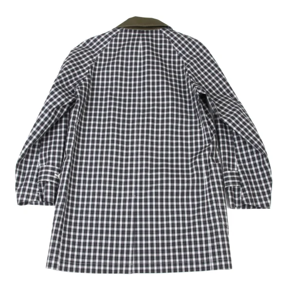 JUNYA WATANABE MAN COMME des GARCONS Checked Round Collar Long Jacket K-175409_015