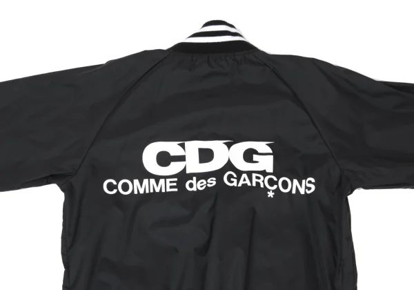 GOOD DESIGN SHOP COMME des GARCONS Back Logo Print Nylon Varsity Jacket  K-175410_002