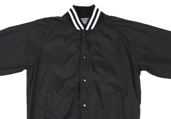 GOOD DESIGN SHOP COMME des GARCONS Back Logo Print Nylon Varsity Jacket  K-175410_005