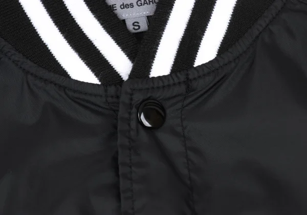GOOD DESIGN SHOP COMME des GARCONS Back Logo Print Nylon Varsity Jacket  K-175410_007