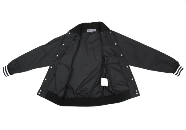 GOOD DESIGN SHOP COMME des GARCONS Back Logo Print Nylon Varsity Jacket  K-175410_015