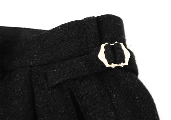 COMME des GARCONS HOMME Brushed Wool Blend Two Tuck Pants K-175411_005