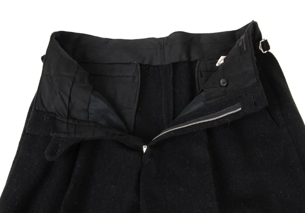 COMME des GARCONS HOMME Brushed Wool Blend Two Tuck Pants K-175411_007