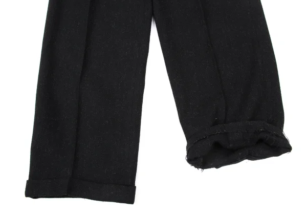 COMME des GARCONS HOMME Brushed Wool Blend Two Tuck Pants K-175411_011