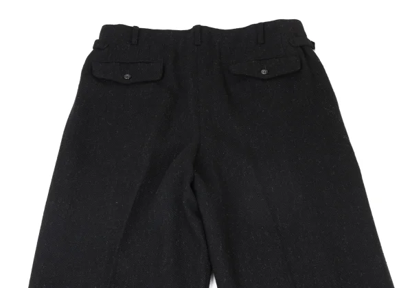 COMME des GARCONS HOMME Brushed Wool Blend Two Tuck Pants K-175411_013