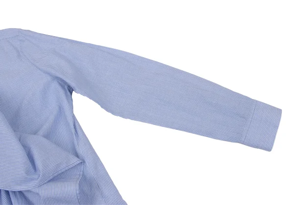Y's Gather Frill Stripe Cotton Shirt K-175412_008