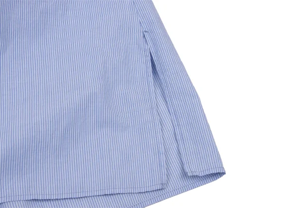Y's Gather Frill Stripe Cotton Shirt K-175412_011