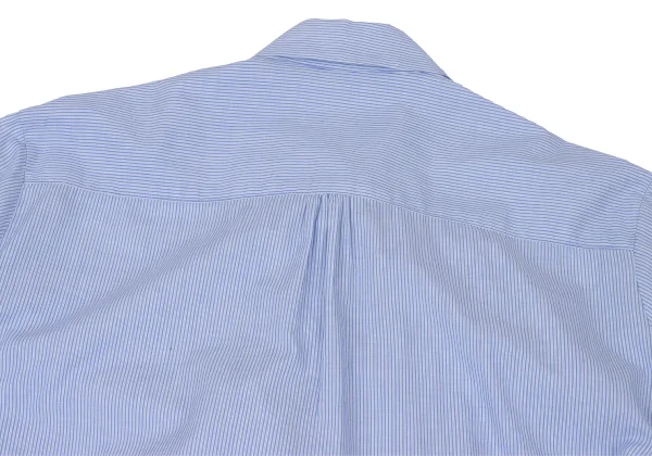 Y's Gather Frill Stripe Cotton Shirt K-175412_015