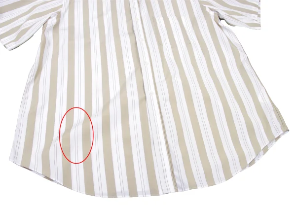 COMME des GARCONS HOMME Cotton Stripe Short Sleeves Shirt K-175413_007