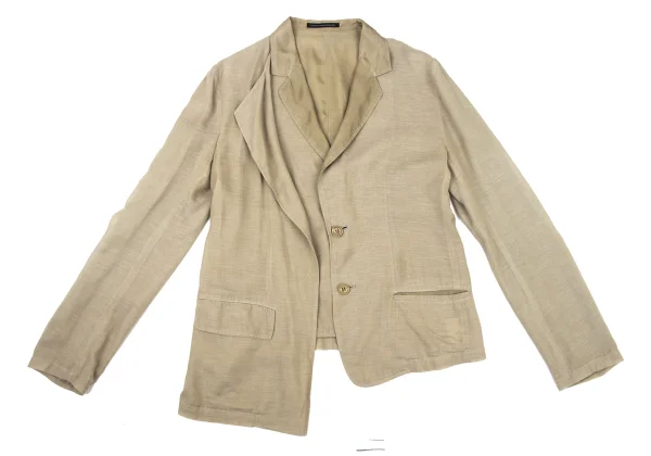 Y's Cupra Blend Half-Wrap Design Jacket K-175418_002