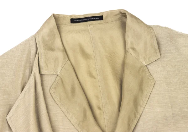 Y's Cupra Blend Half-Wrap Design Jacket K-175418_004