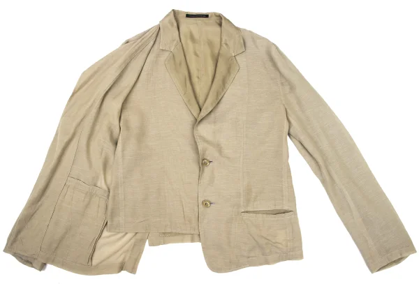 Y's Cupra Blend Half-Wrap Design Jacket K-175418_009