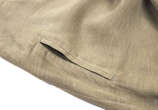 Y's Cupra Blend Wrap-Like Design Skirt K-175419_008