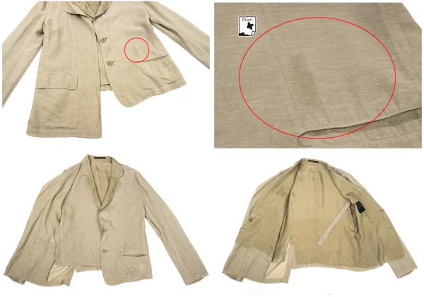 Y's Cupra Blend Half-Wrap Design Jacket & Skirt K-175420_008