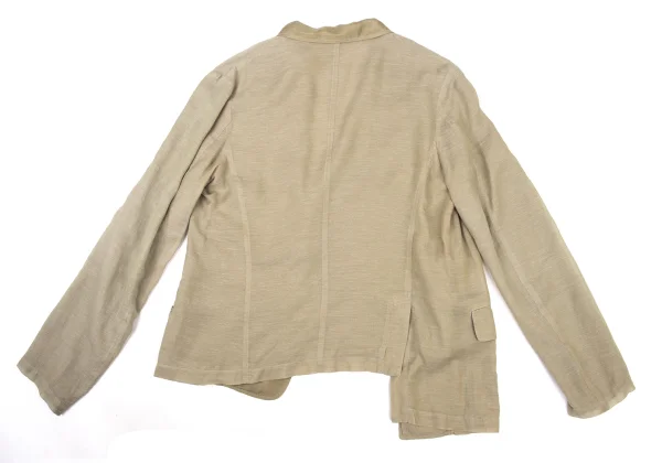 Y's Cupra Blend Half-Wrap Design Jacket & Skirt K-175420_009