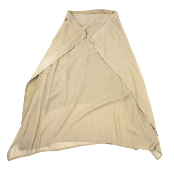 Y's Cupra Blend Half-Wrap Design Jacket & Skirt K-175420_017
