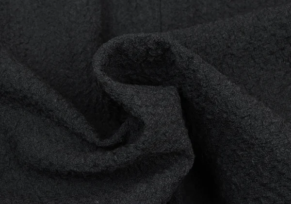 ISSEY MIYAKE MEN Wool Wrinkled Stand-Collar Jacket K-175422_012