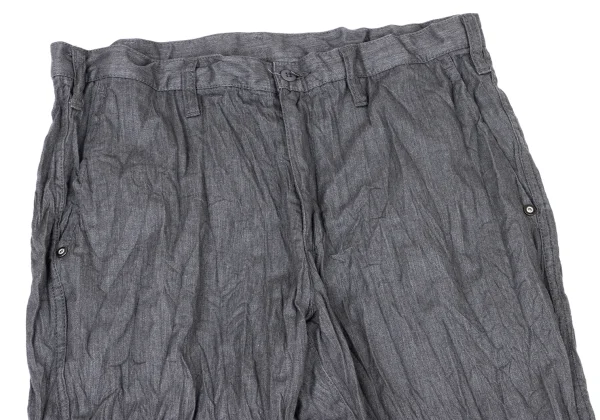 ISSEY MIYAKE MEN Wrinkle Poly Cotton Pants K-175426_002