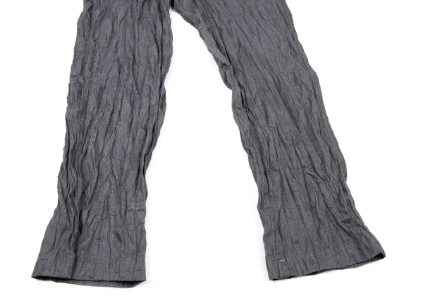 ISSEY MIYAKE MEN Wrinkle Poly Cotton Pants K-175426_007