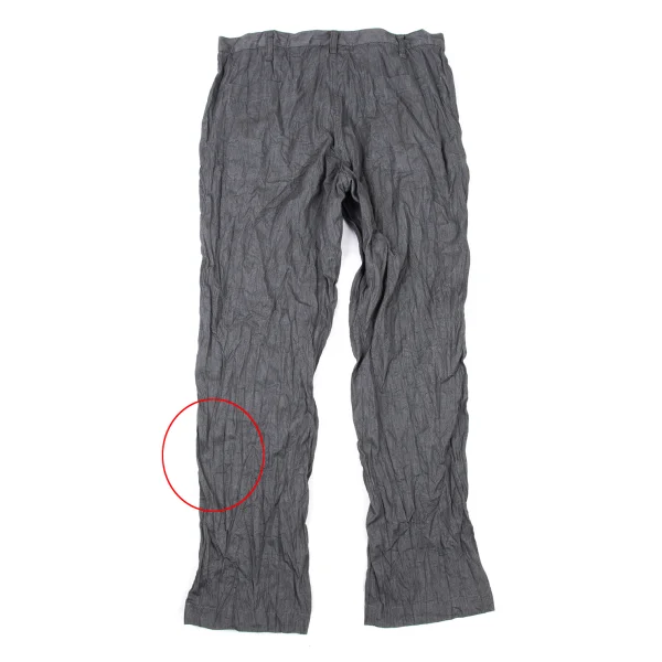 ISSEY MIYAKE MEN Wrinkle Poly Cotton Pants K-175426_009