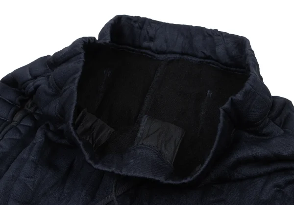 ISSEY MIYAKE MEN Poly Cotton Gathered Detail Drawstring Jogger Pants K-175427_004