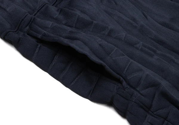 ISSEY MIYAKE MEN Poly Cotton Gathered Detail Drawstring Jogger Pants K-175427_005
