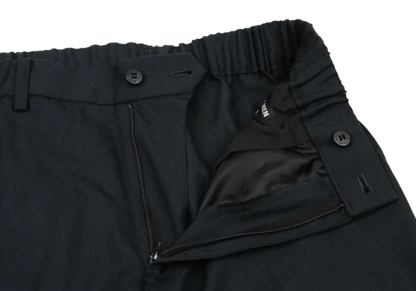 ISSEY MIYAKE MEN Poly Wool Cinched Hem Tapered Pants K-175428_005