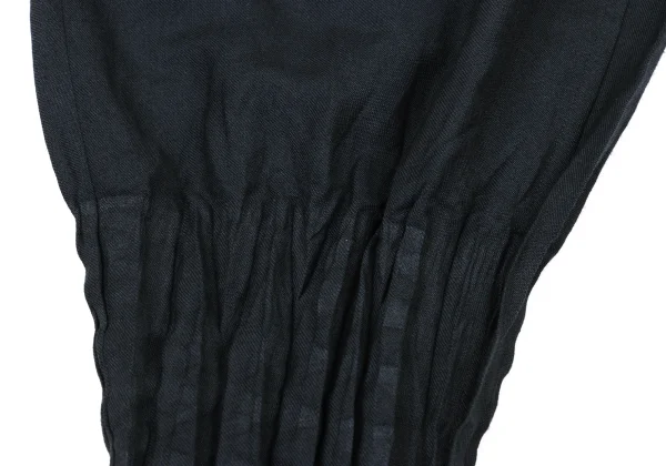 ISSEY MIYAKE MEN Poly Wool Cinched Hem Tapered Pants K-175428_009