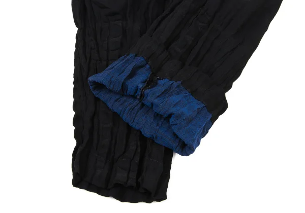 ISSEY MIYAKE MEN Poly Wool Cinched Hem Tapered Pants K-175429_010
