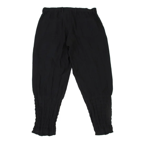 ISSEY MIYAKE MEN Poly Wool Cinched Hem Tapered Pants K-175429_011