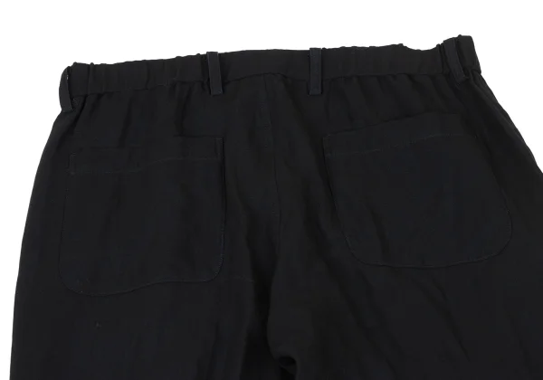 ISSEY MIYAKE MEN Poly Wool Cinched Hem Tapered Pants K-175429_012