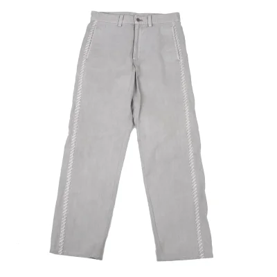 ISSEY MIYAKE MEN Cotton Side Stitch Switching Design Pants