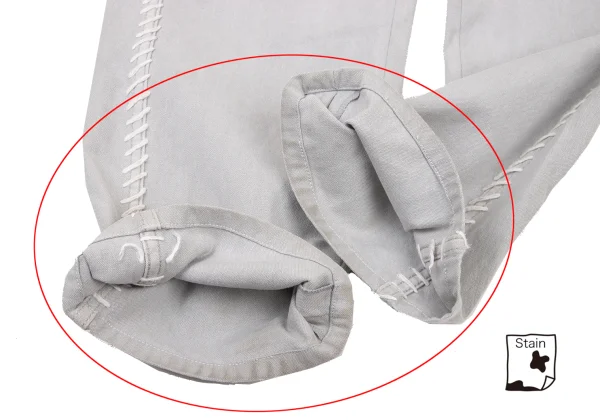 ISSEY MIYAKE MEN Cotton Side Stitch Switching Design Pants K-175432_010